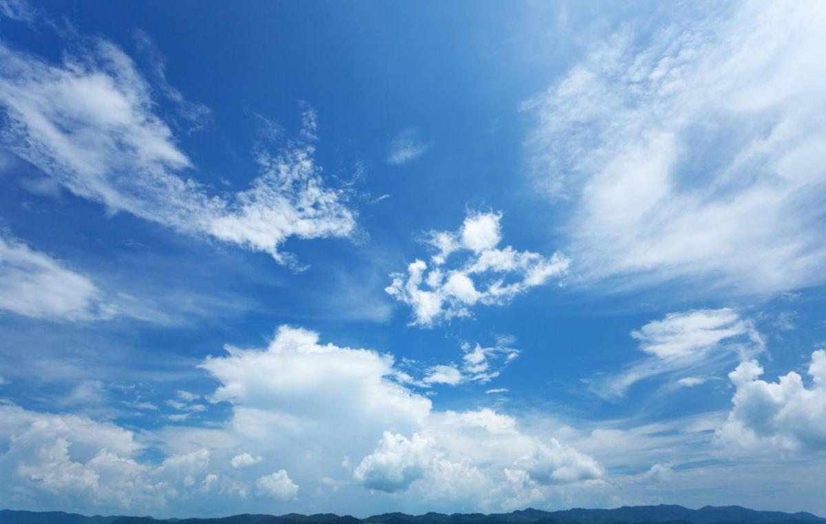 蓝天空云