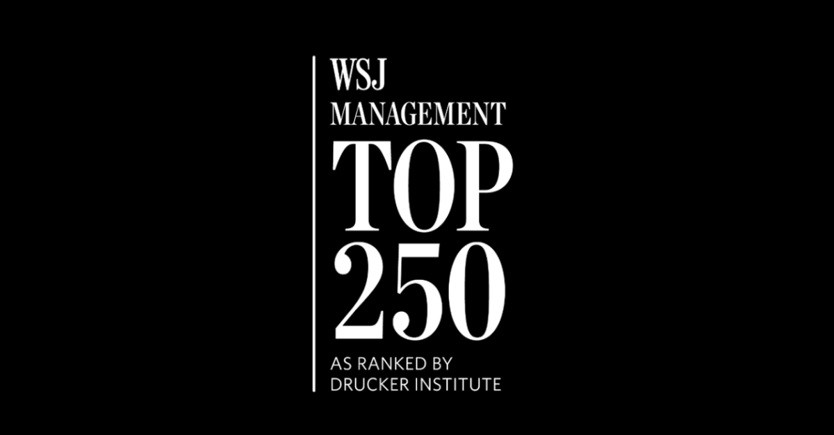 Druckers Institute Top 250 Companies 金博宝手机版网页WSJDruckers使用CSRHUBESG数据