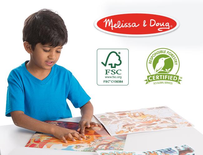 Melissa & Doug receives Forest Stewardship Council® certification for its new stationery line