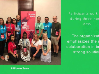 EdPower团队给青年带来的海报Ag)峰会
