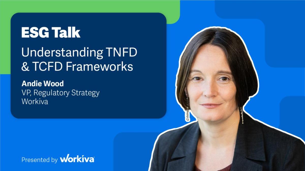 ESGTalk:理解TNFD和TCFD框架