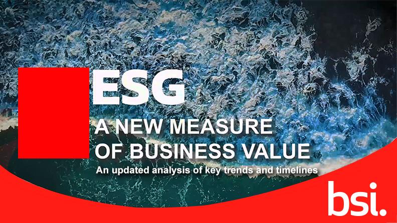 ESGA商业价值新度量BSI标识