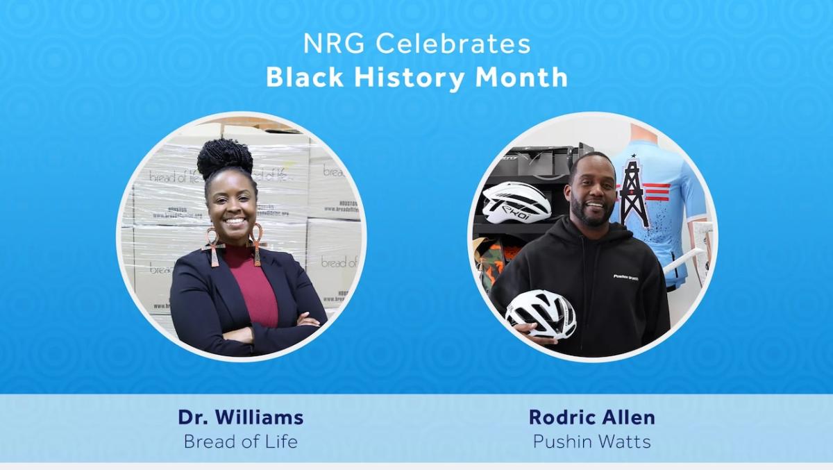NRG庆祝黑历史月博士生活线和Rodric Allen的Williams从Pushinwats显示