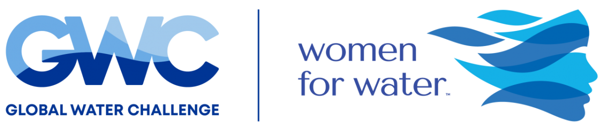 对水的Gwc女人肩并肩的标志