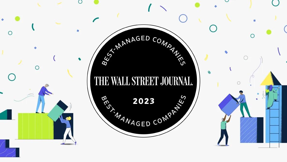 华尔街杂志2023最佳管理公司标识