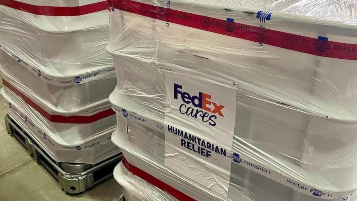 FedEx关心标签打包